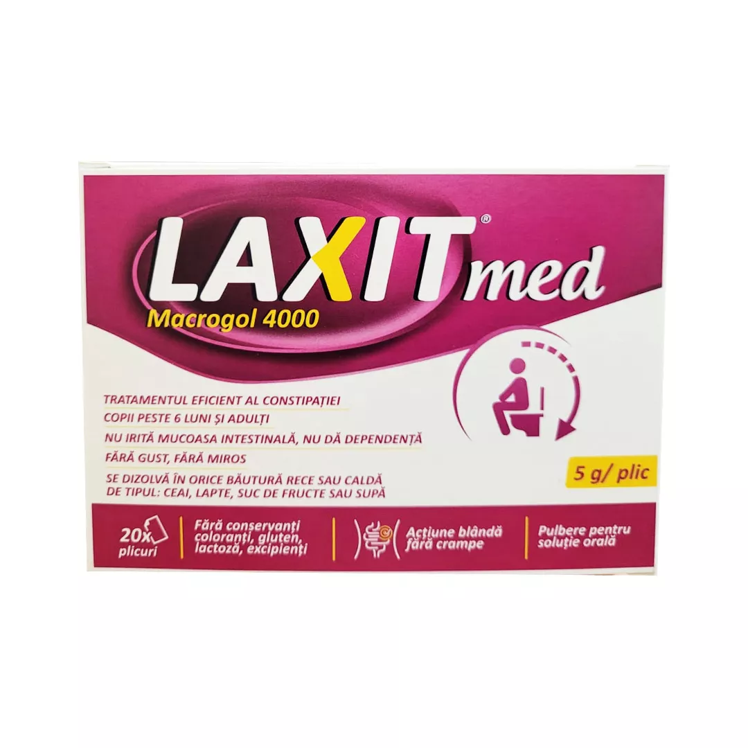 Laxit Med, 20 plicuri, Fiterman, [],farmaciabajan.ro
