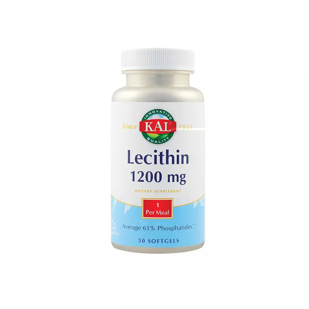 Lecithin 1200mg Kal, 50 comprimate, Secom, [],https:farmaciabajan.ro