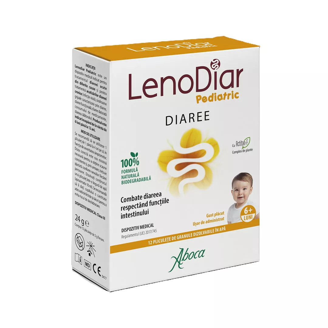 LenoDiar Pediatric, 12 plicuri, Aboca, [],farmaciabajan.ro