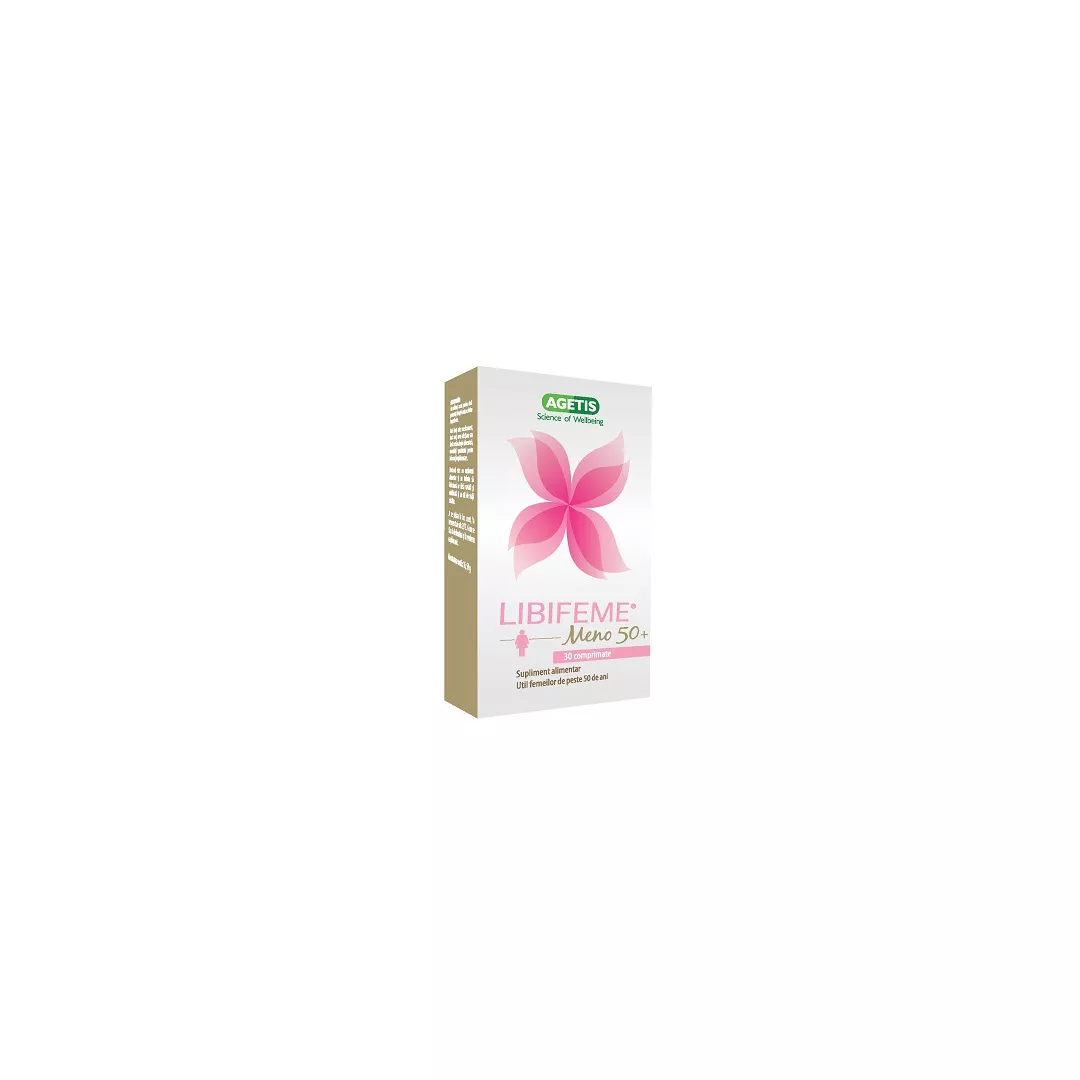 Libifeme Meno 50+, 30 comprimate, Agetis, [],farmaciabajan.ro