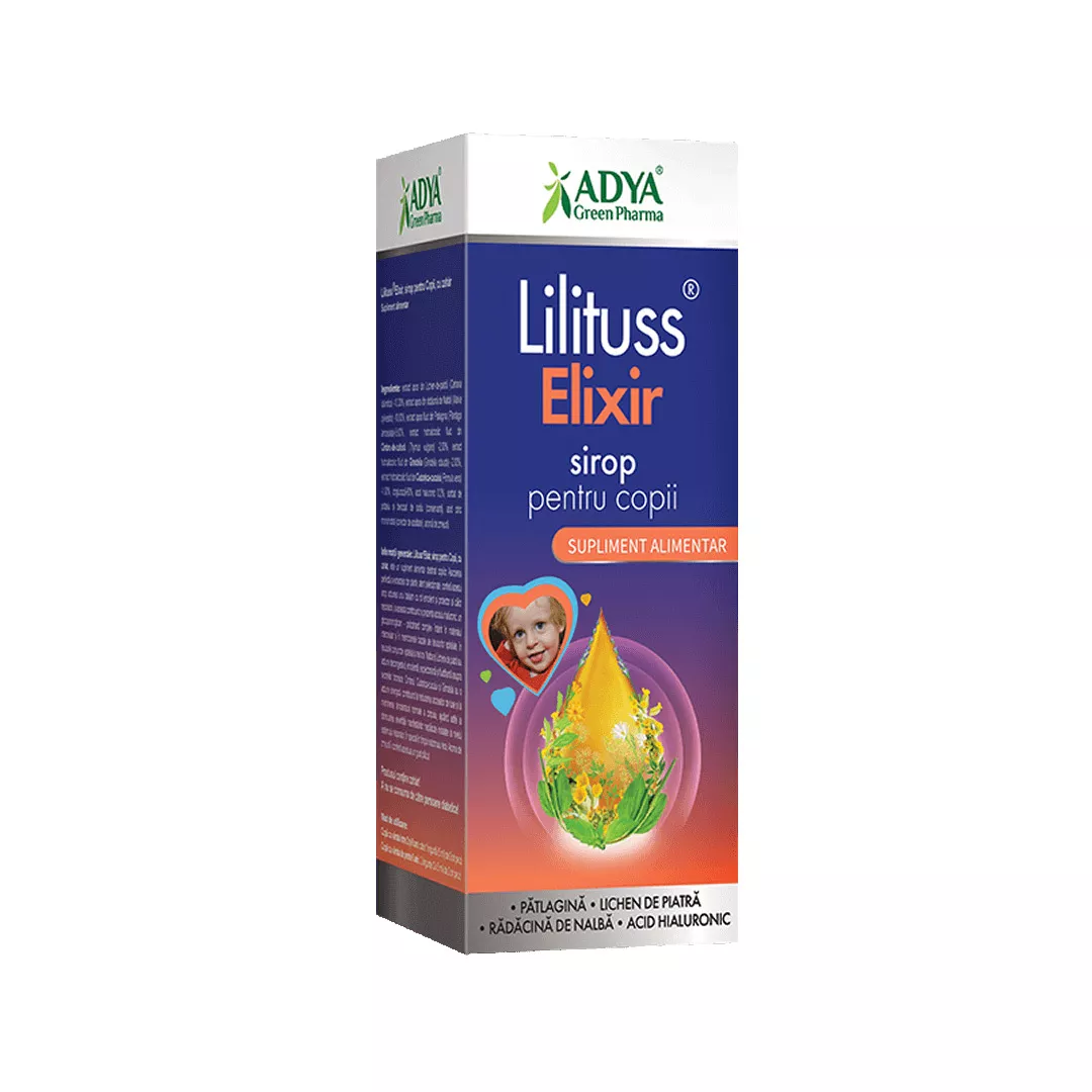 LiliTUSS Elixir sirop pentru copii, 180 ml, Ayda, [],farmaciabajan.ro