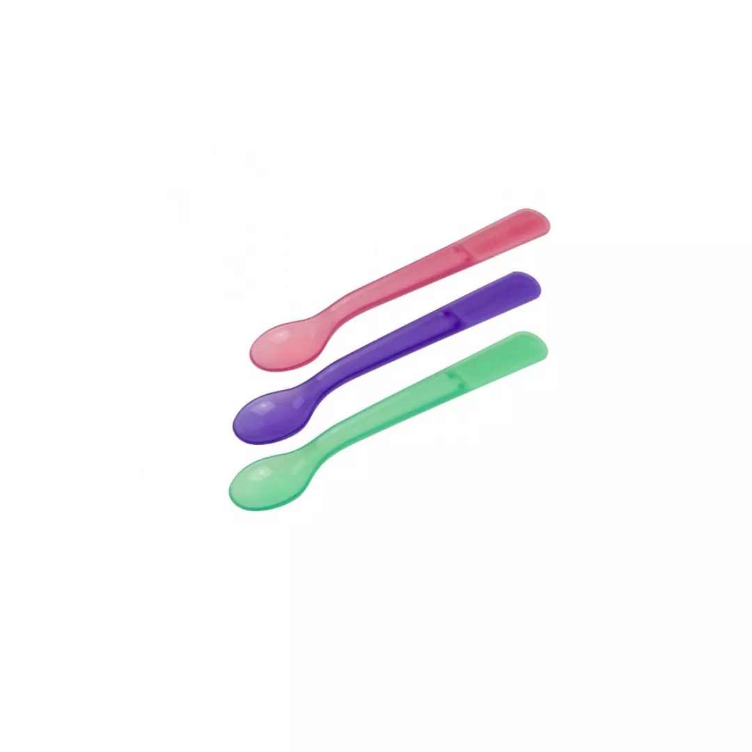 Lingurita plastic culori schimbatoare, material termic, 9/583, Canpol, [],farmaciabajan.ro