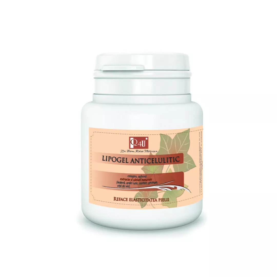 Lipogel Anticelulitic Q4U, 500 ml, [],farmaciabajan.ro