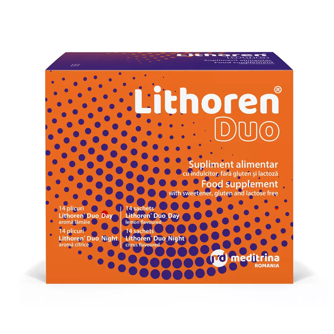 Lithoren Duo, 28 de plicuri, Meditrina, [],farmaciabajan.ro