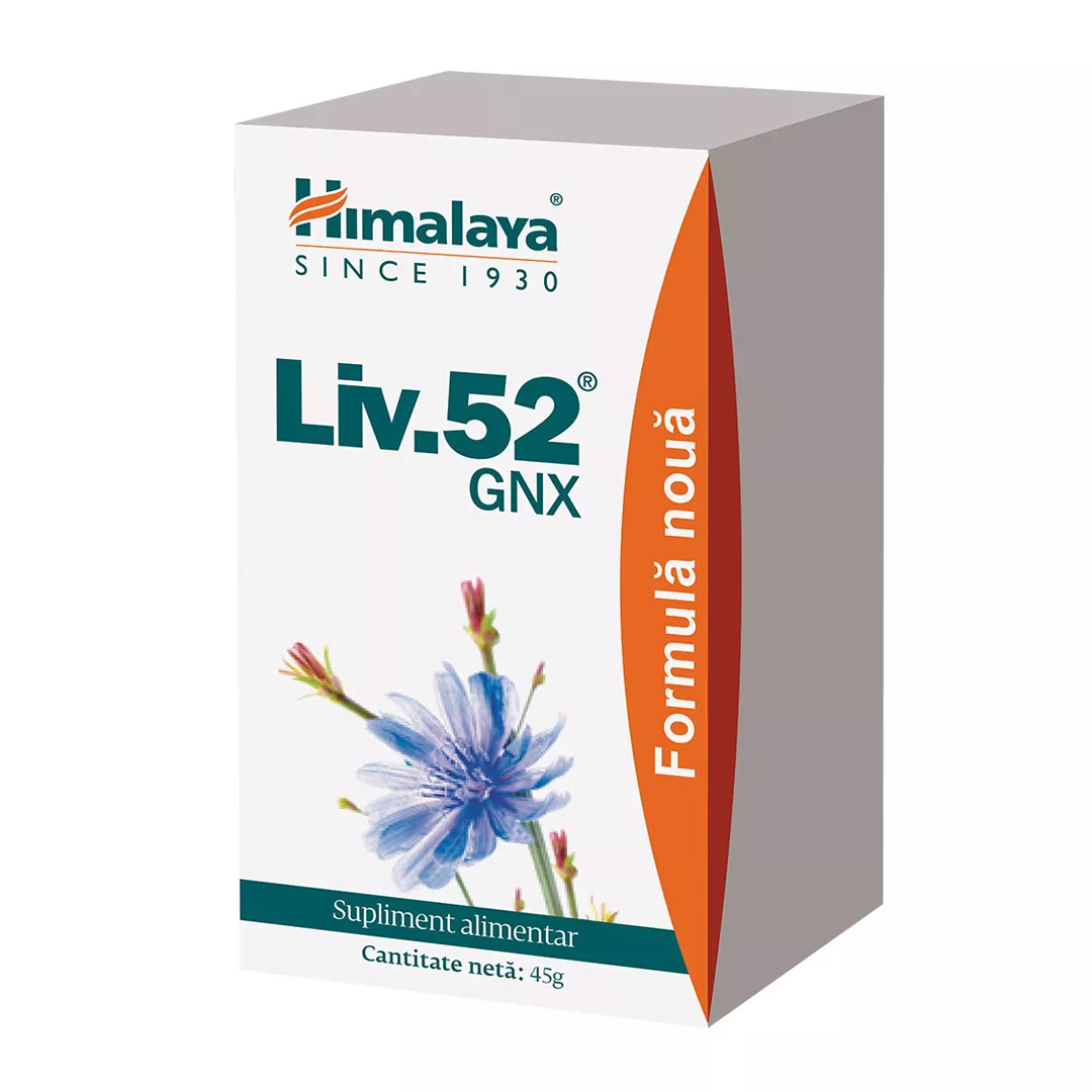 Liv.52 GNX, 60 comprimate, Himalaya, [],farmaciabajan.ro