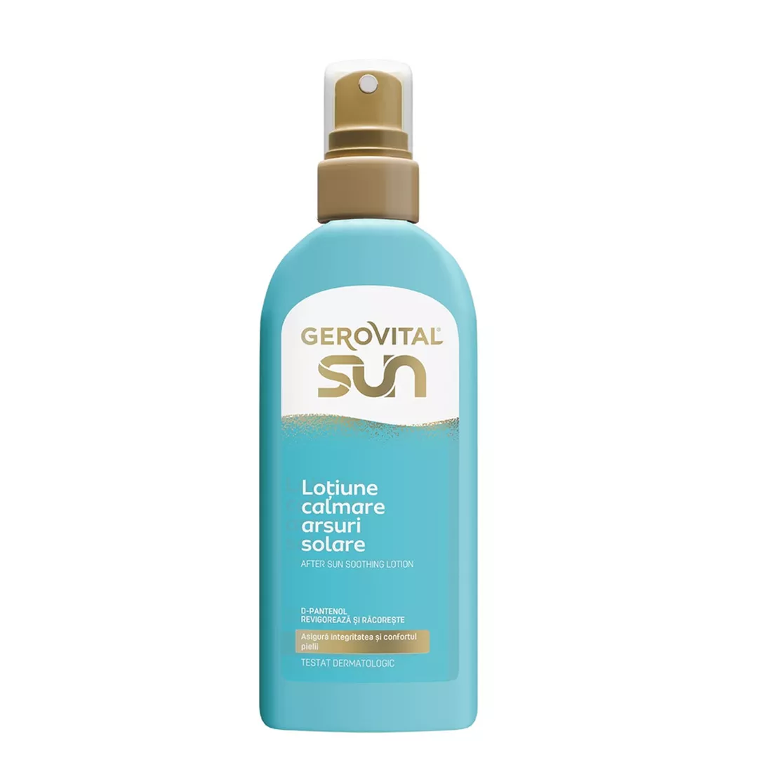 Lotiune de corp pentru arsuri solare Sun, 200 ml, Gerovital, [],farmaciabajan.ro