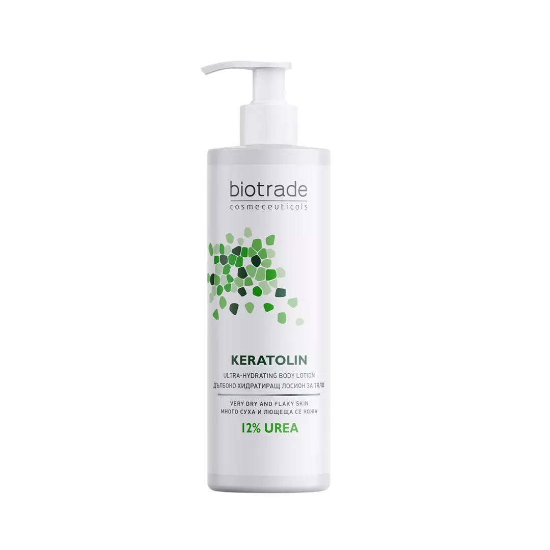 Lotiune de corp hidratanta cu 12% uree Keratolin Body, 400 ml, Biotrade, [],farmaciabajan.ro