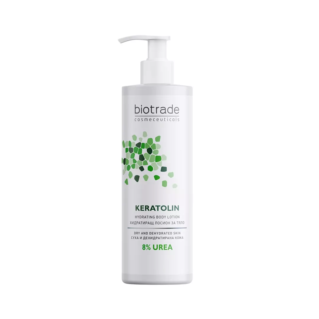 Lotiune de corp hidratanta cu 8% uree Keratolin, 400 ml, Biotrade, [],farmaciabajan.ro