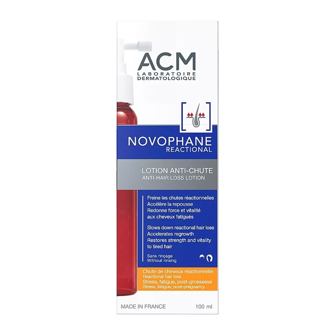 Lotiune impotriva caderii parului Novophane Reactional, 100 ml, ACM, [],farmaciabajan.ro