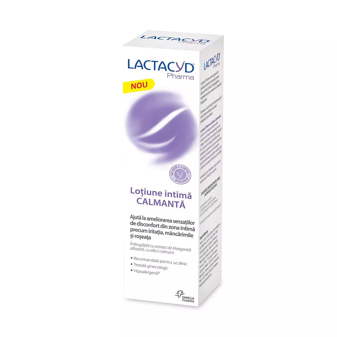 Lotiune intima calmanta Lactacyd, 250 ml, Perrigo, [],https:farmaciabajan.ro