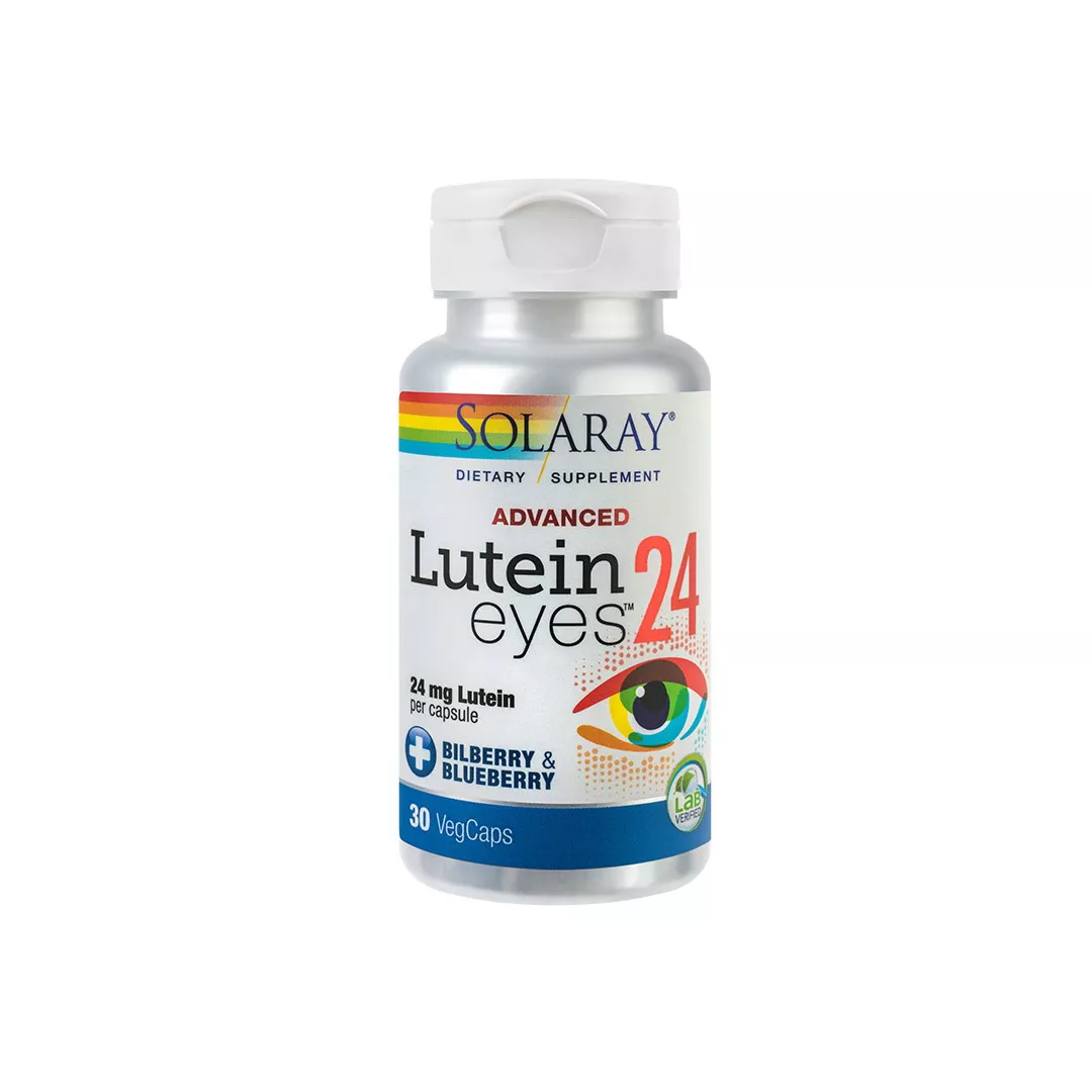 Lutein Eyes Advanced Solaray, 30 capsule, Secom, [],https:farmaciabajan.ro