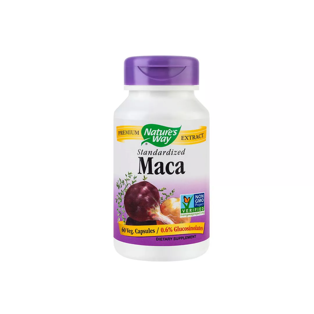 Maca Natures Way, 60 capsule, Secom, [],farmaciabajan.ro