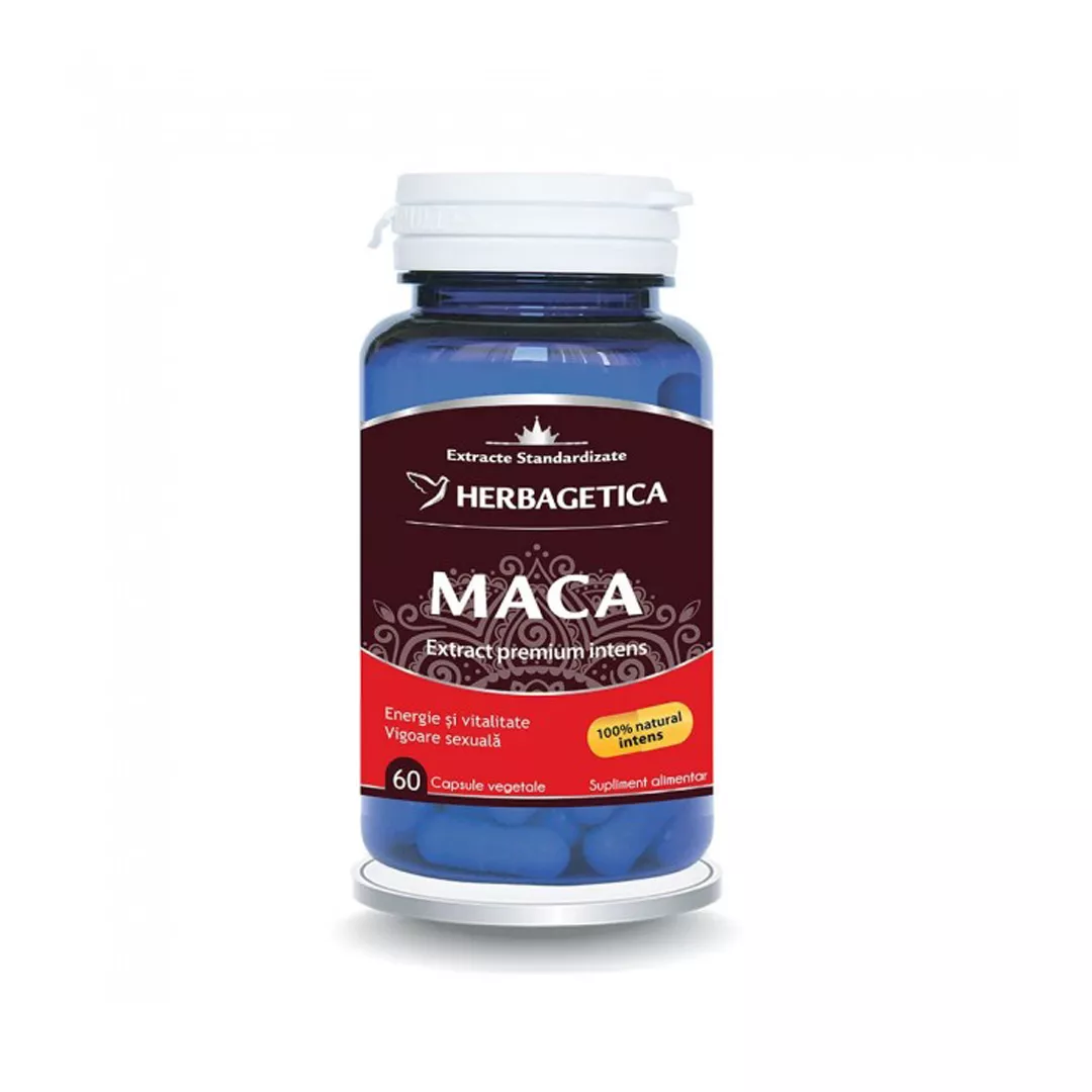 Maca Zen Forte, 60 capsule, Herbagetica, [],farmaciabajan.ro