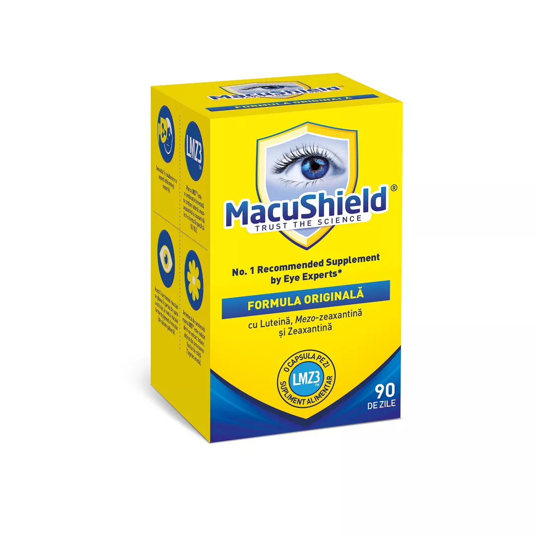 Macu Shield, 90 capsule, Macu Vision, [],https:farmaciabajan.ro