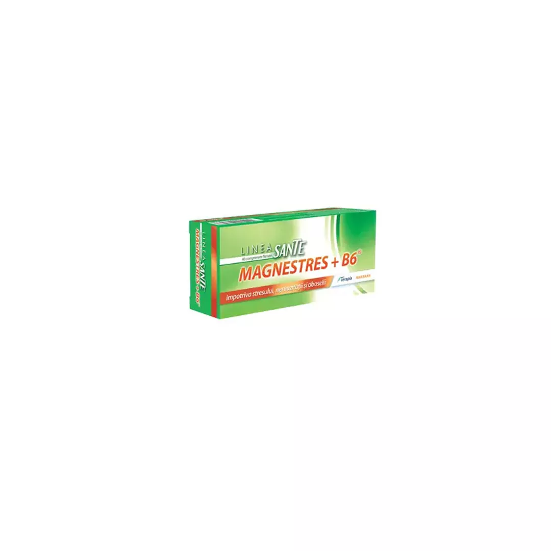 MagneStress + B6, 40 comprimate, Terapia, [],farmaciabajan.ro