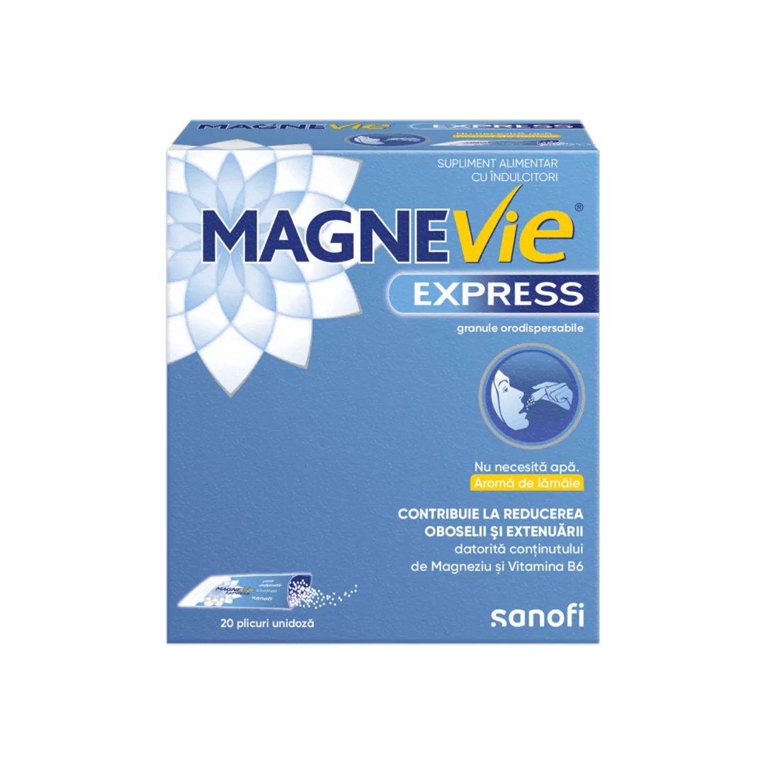 MagneVie Express, 20 plicuri, Sanofi Aventis, [],farmaciabajan.ro
