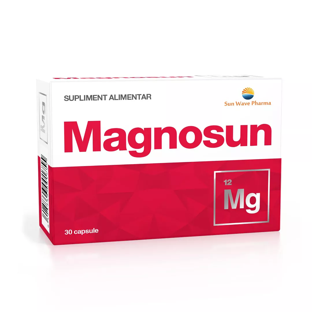 Magnosun, 30 capsule, Sun Wave Pharma, [],https:farmaciabajan.ro