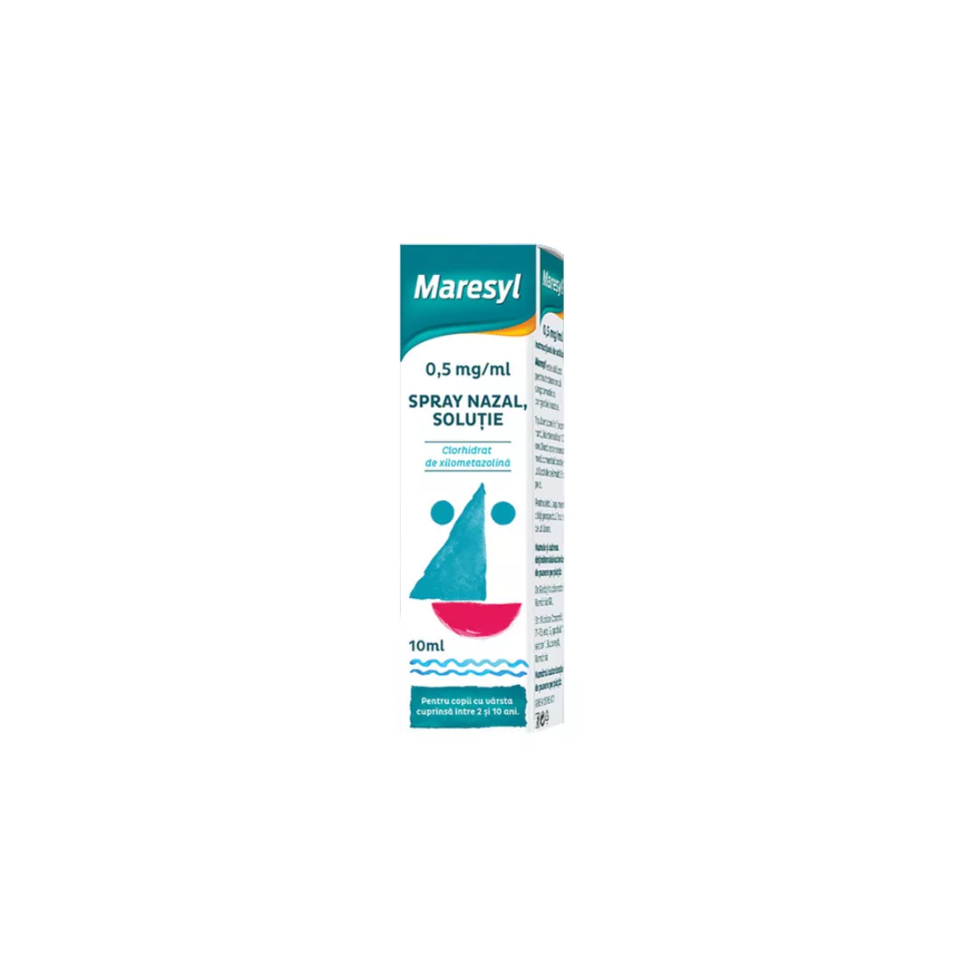 Spray nazal pentru copii Maresyl 0,5 mg/ml, 10 ml, Dr. Reddys, [],https:farmaciabajan.ro