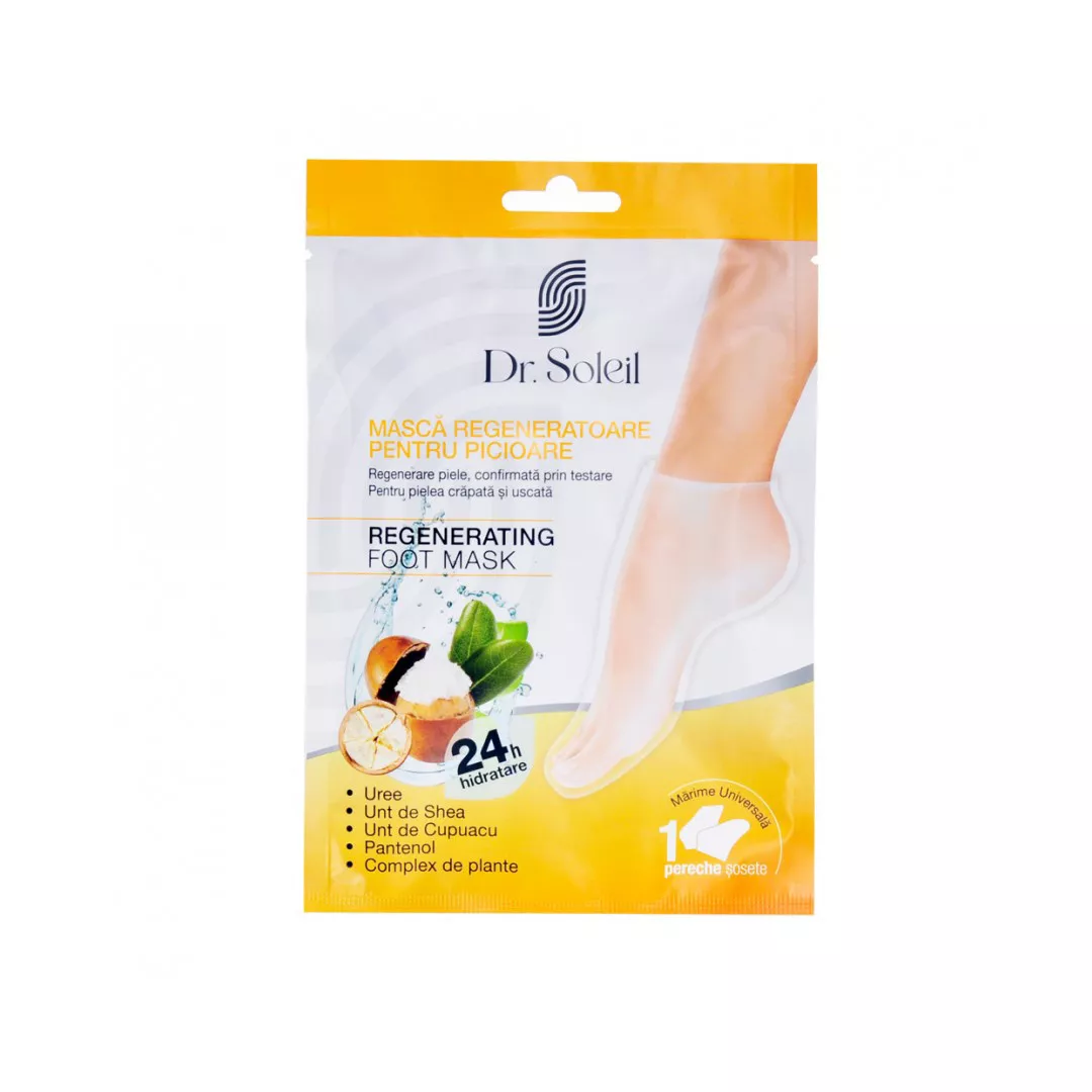 Masca regeneratoare pentru picioare, Dr. Soleil, [],farmaciabajan.ro