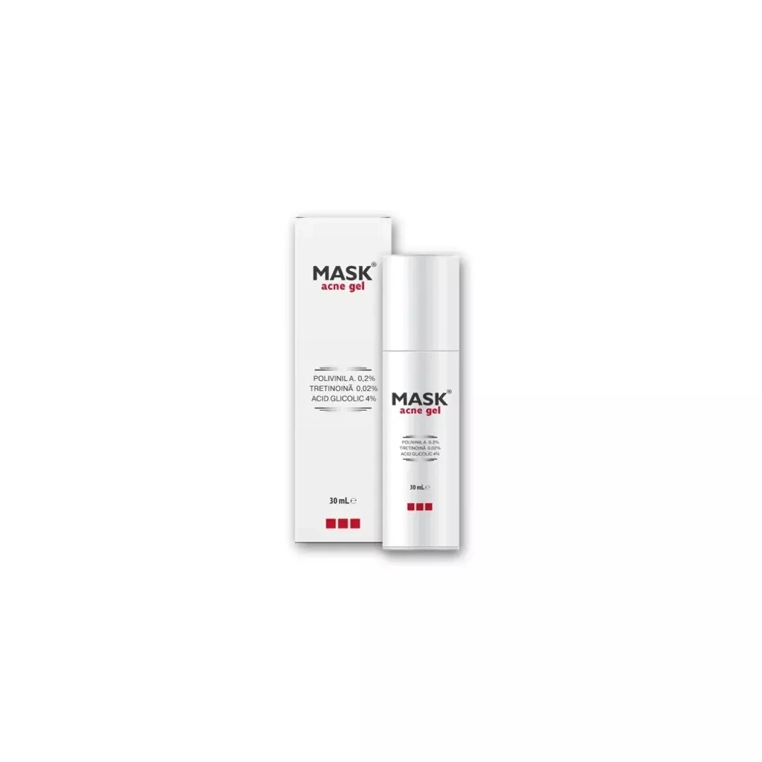 Mask Acne Gel, 30 ml, Meditrina Pharmaceuticals, [],farmaciabajan.ro