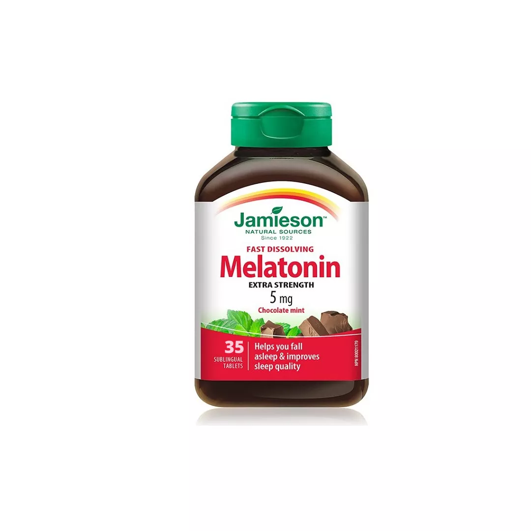 Melatonina 5 mg, 35 tablete, Jamieson, [],https:farmaciabajan.ro
