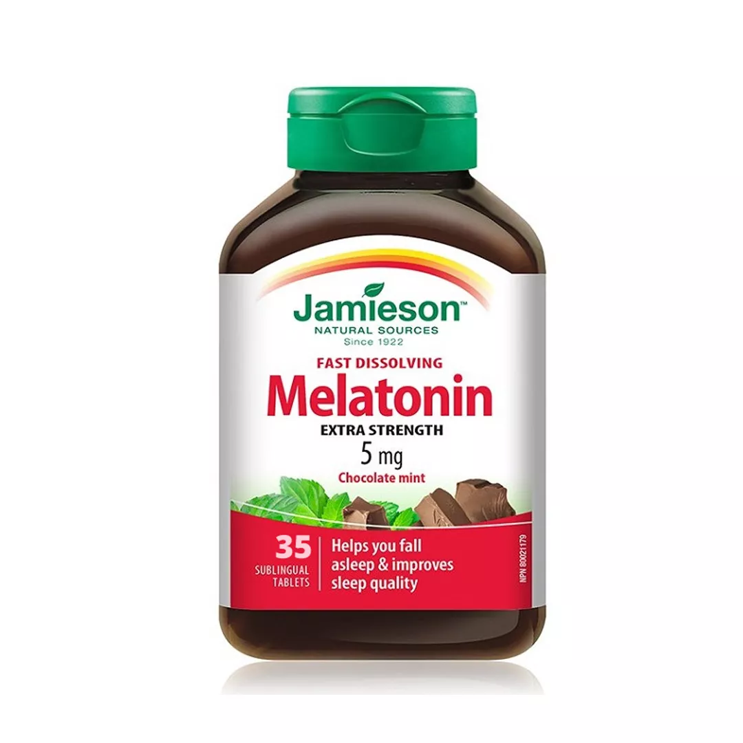 Melatonina, 5 mg, 35 tablete, Jamieson, [],farmaciabajan.ro