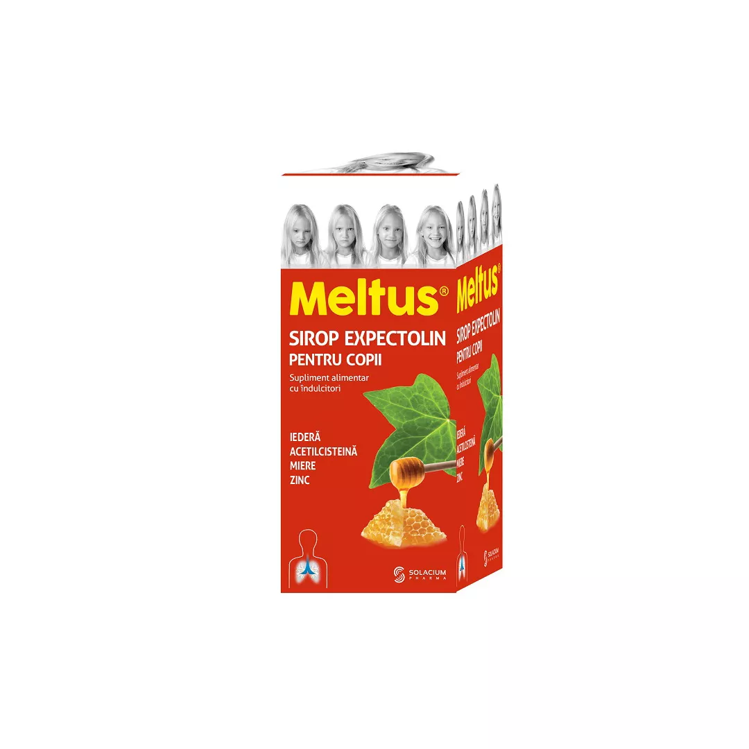 Sirop Expectolin pentru copii Meltus, 100 ml, Solacium Pharma, [],https:farmaciabajan.ro