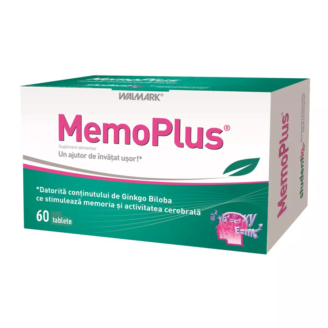 MemoPlus, 60 tablete, Walmark, [],https:farmaciabajan.ro
