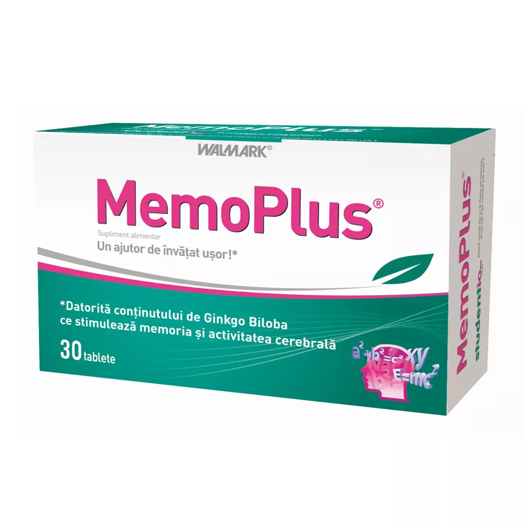 Memoplus, 30 tablete, Walmark, [],https:farmaciabajan.ro