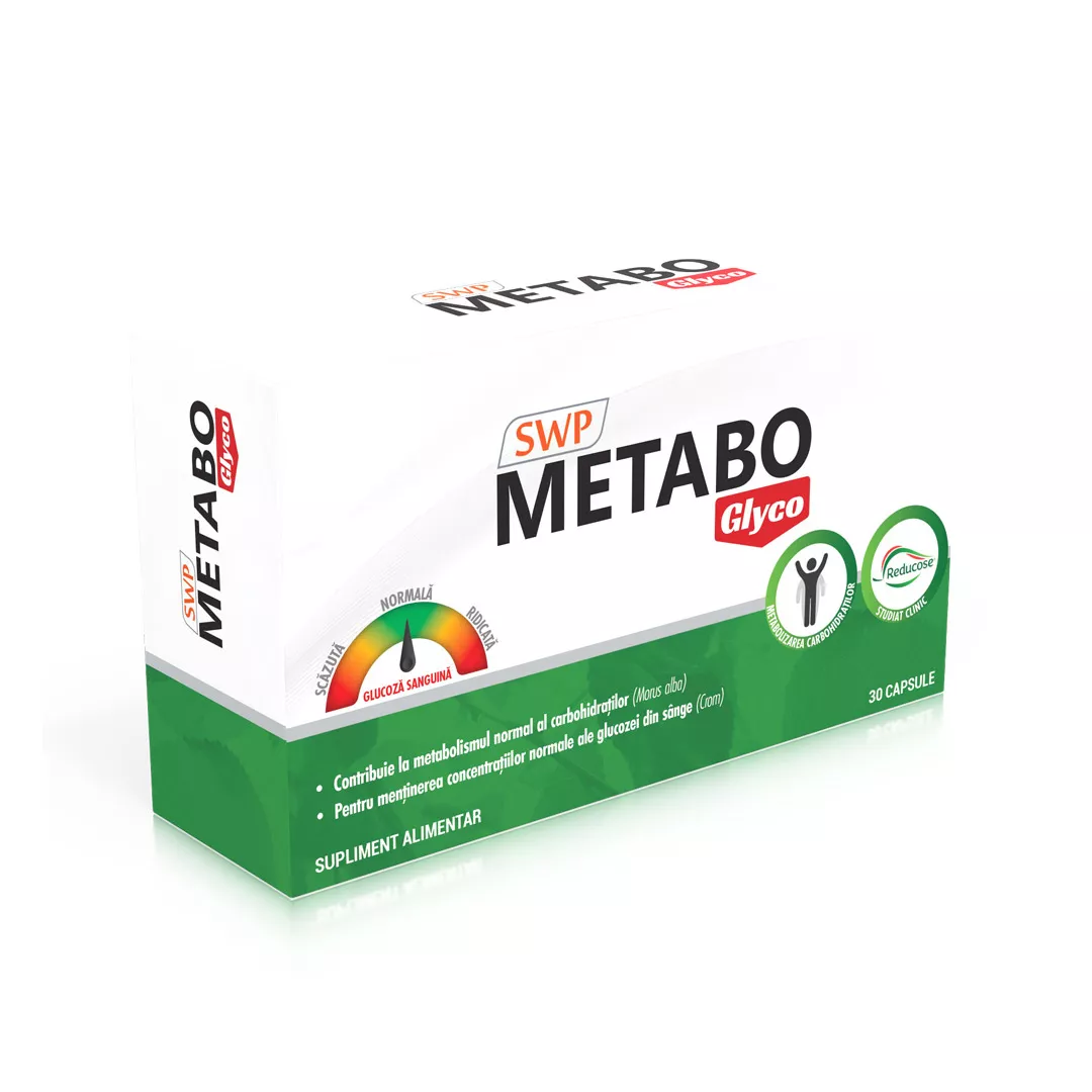 Metabo Glyco, 30 capsule, Sun Wave Pharma, [],farmaciabajan.ro