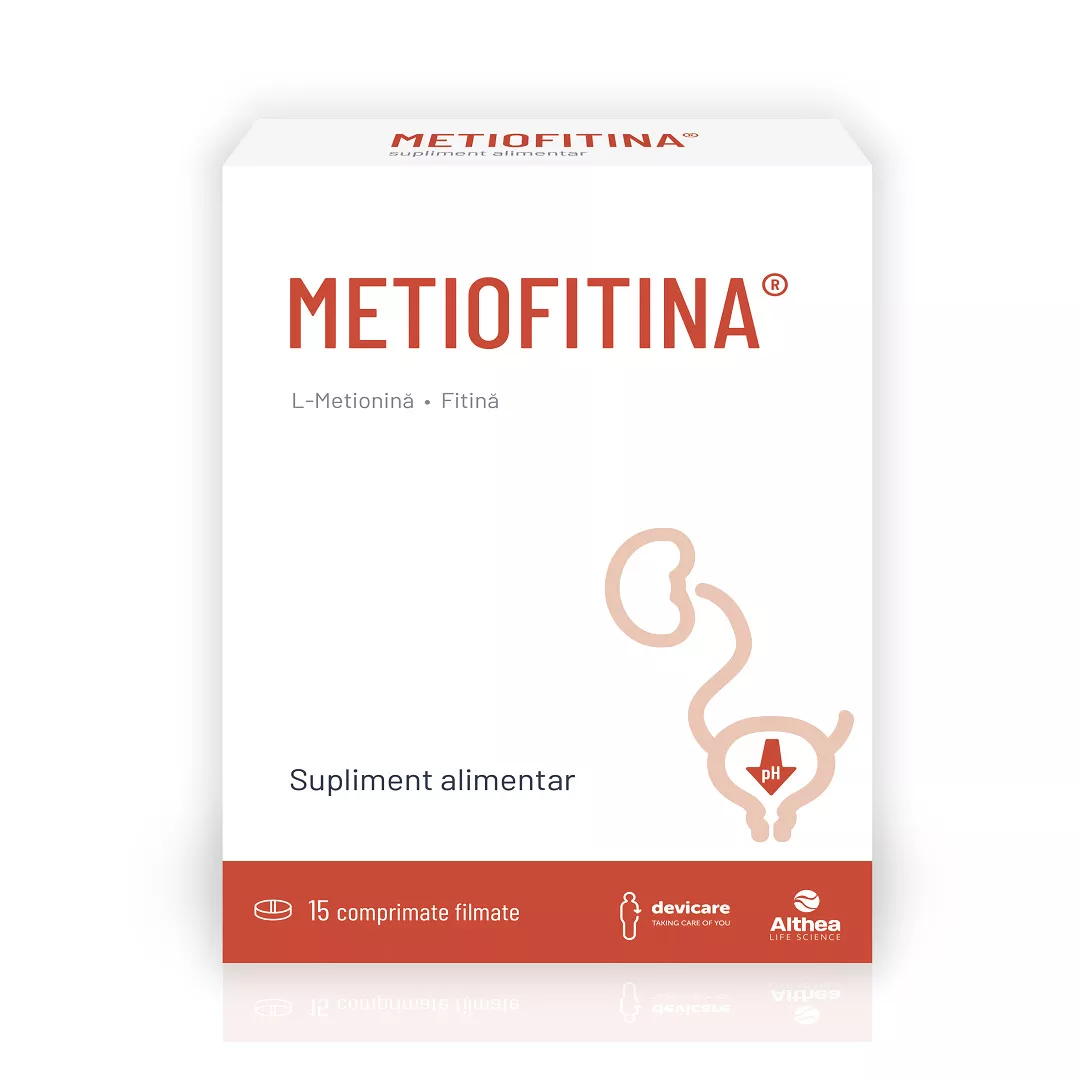 Metiofitina, 15 comprimate, Althea Life Science, [],https:farmaciabajan.ro