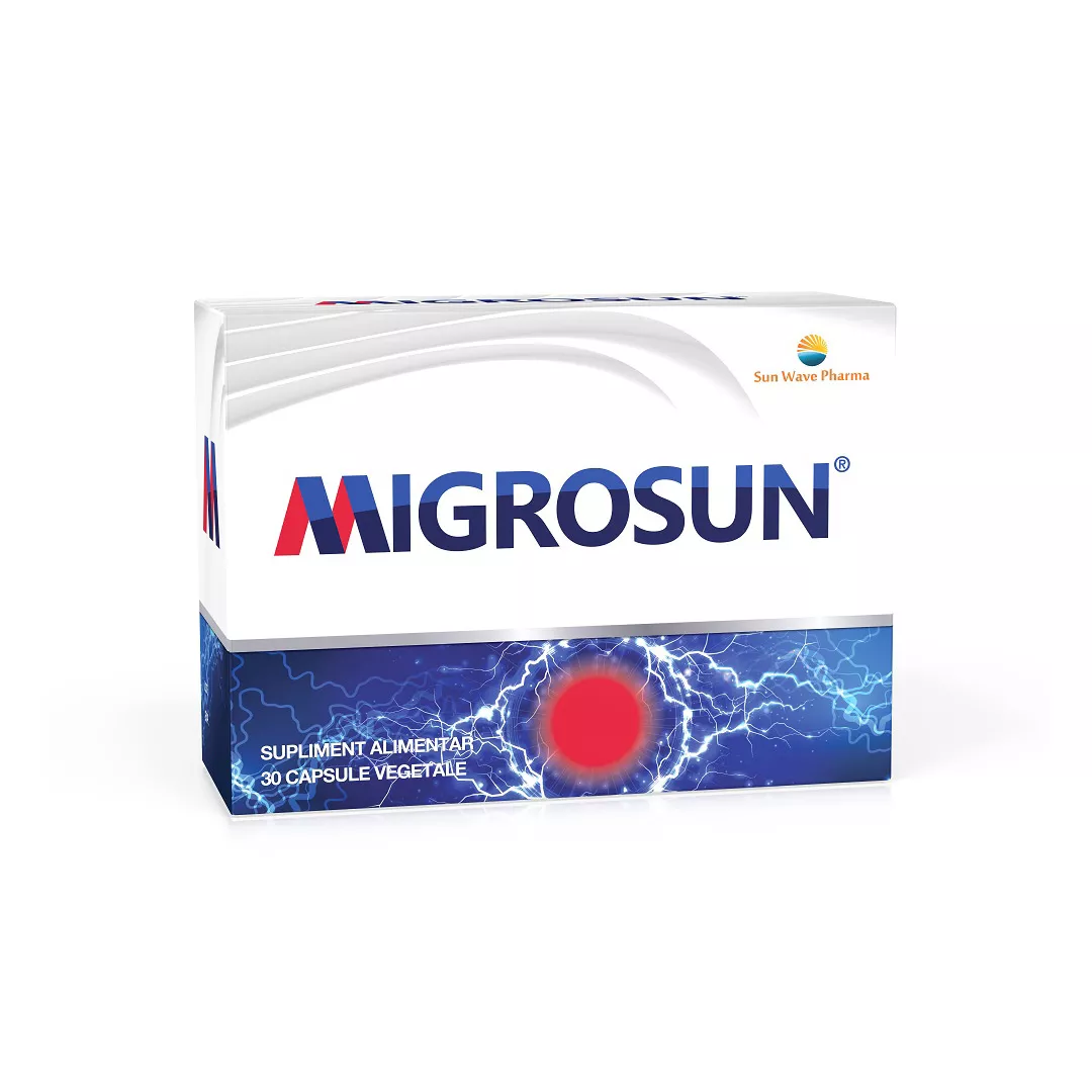 Migrosun, 30 capsule, Sun Wave Pharma, [],farmaciabajan.ro