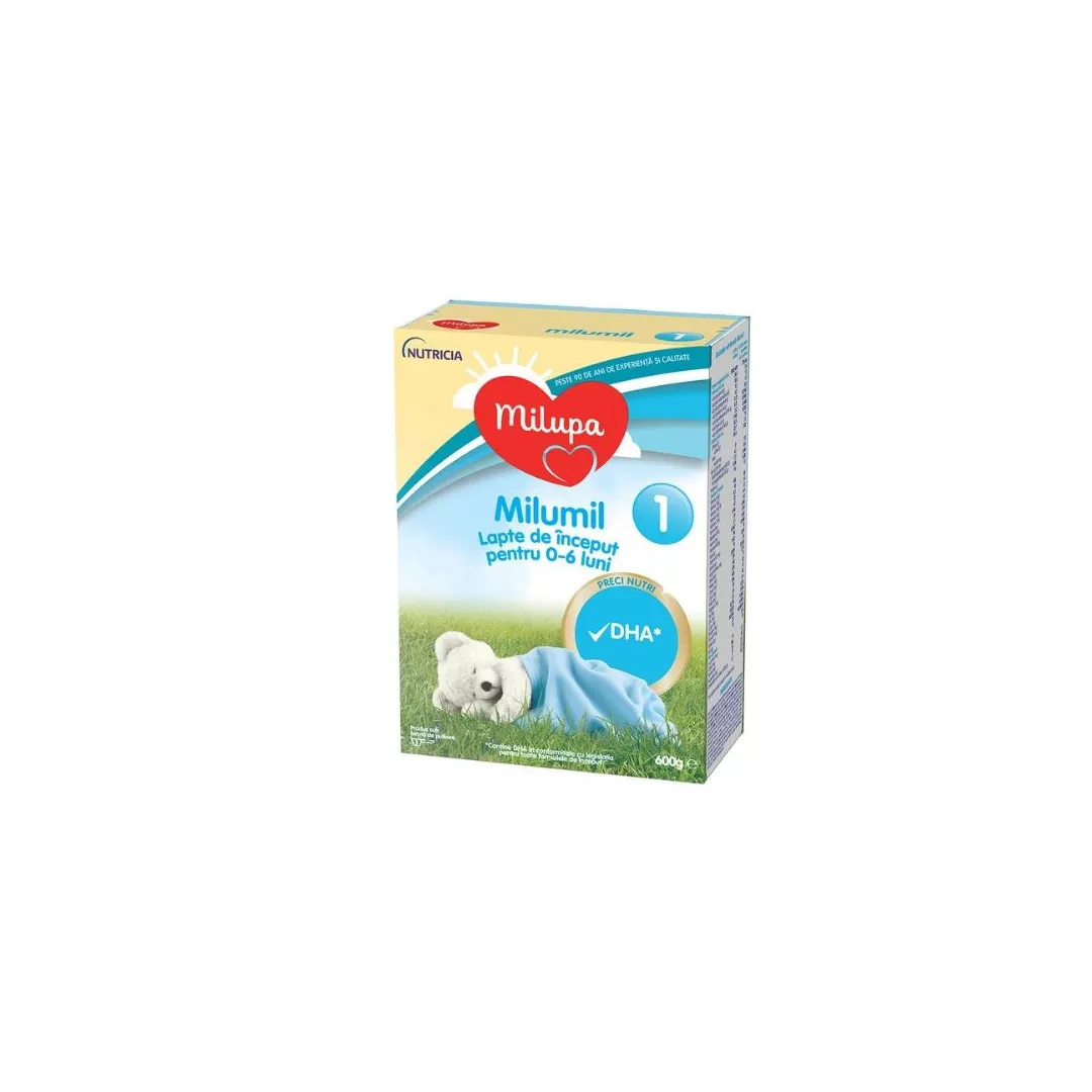 Milumil PreciNutri formula lapte de inceput, 0-6 luni, 600 g, Milupa, [],farmaciabajan.ro