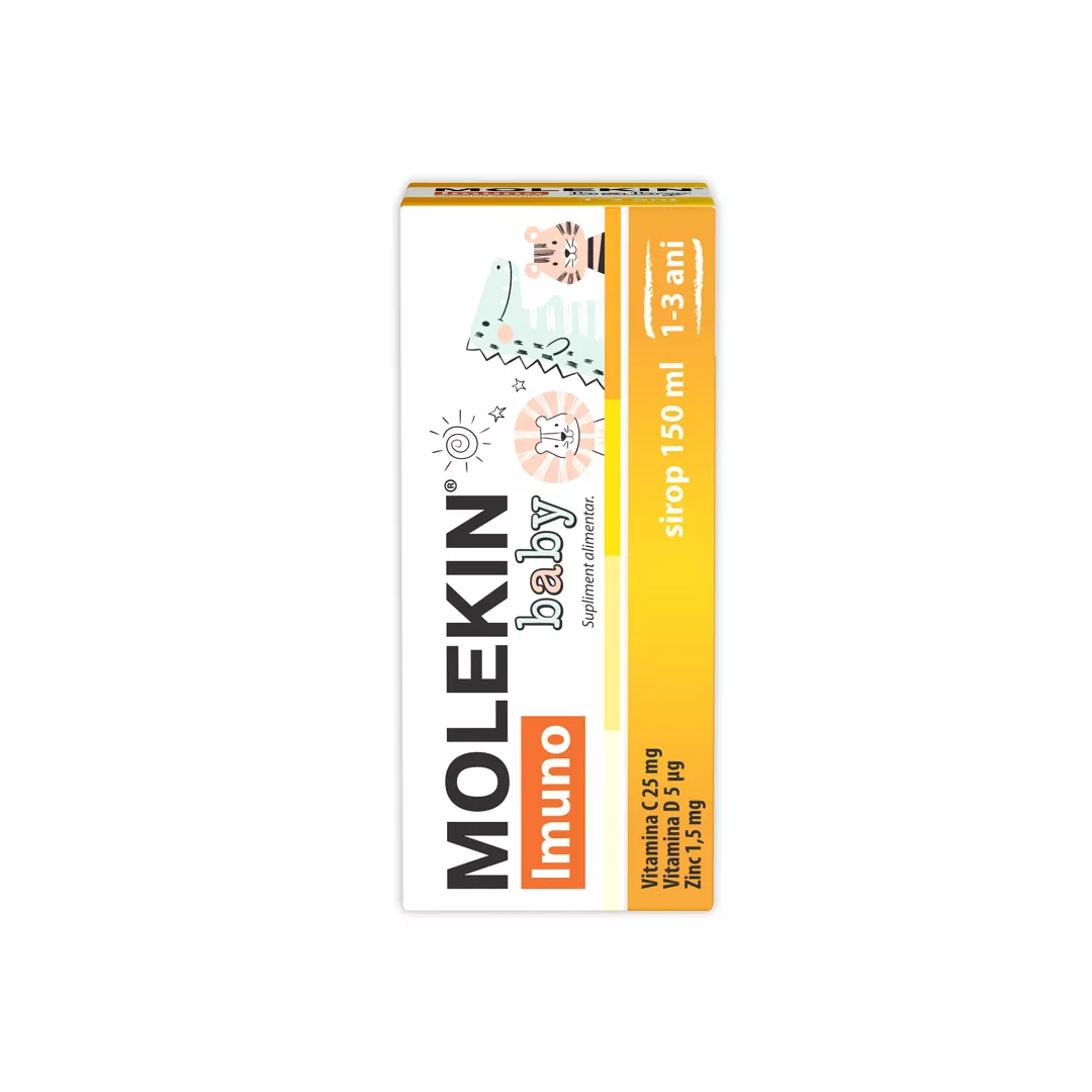 Molekin Imuno Baby sirop 1-3 ani, 150 ml, Zdrovit, [],farmaciabajan.ro