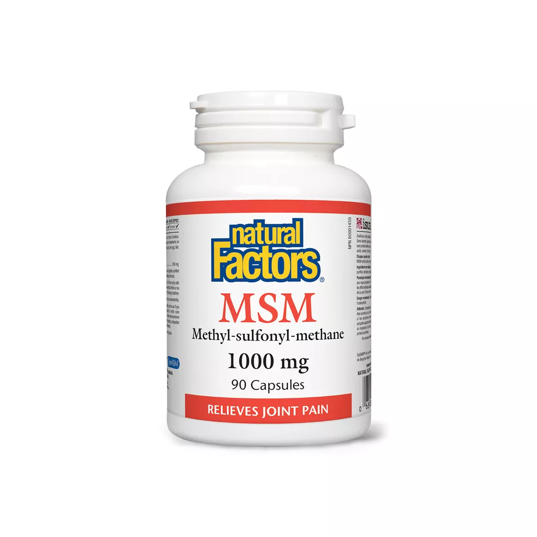 MSM (Metil Sulfonil Metan) Natural Factors, 1000 mg, 90 capsule, [],https:farmaciabajan.ro