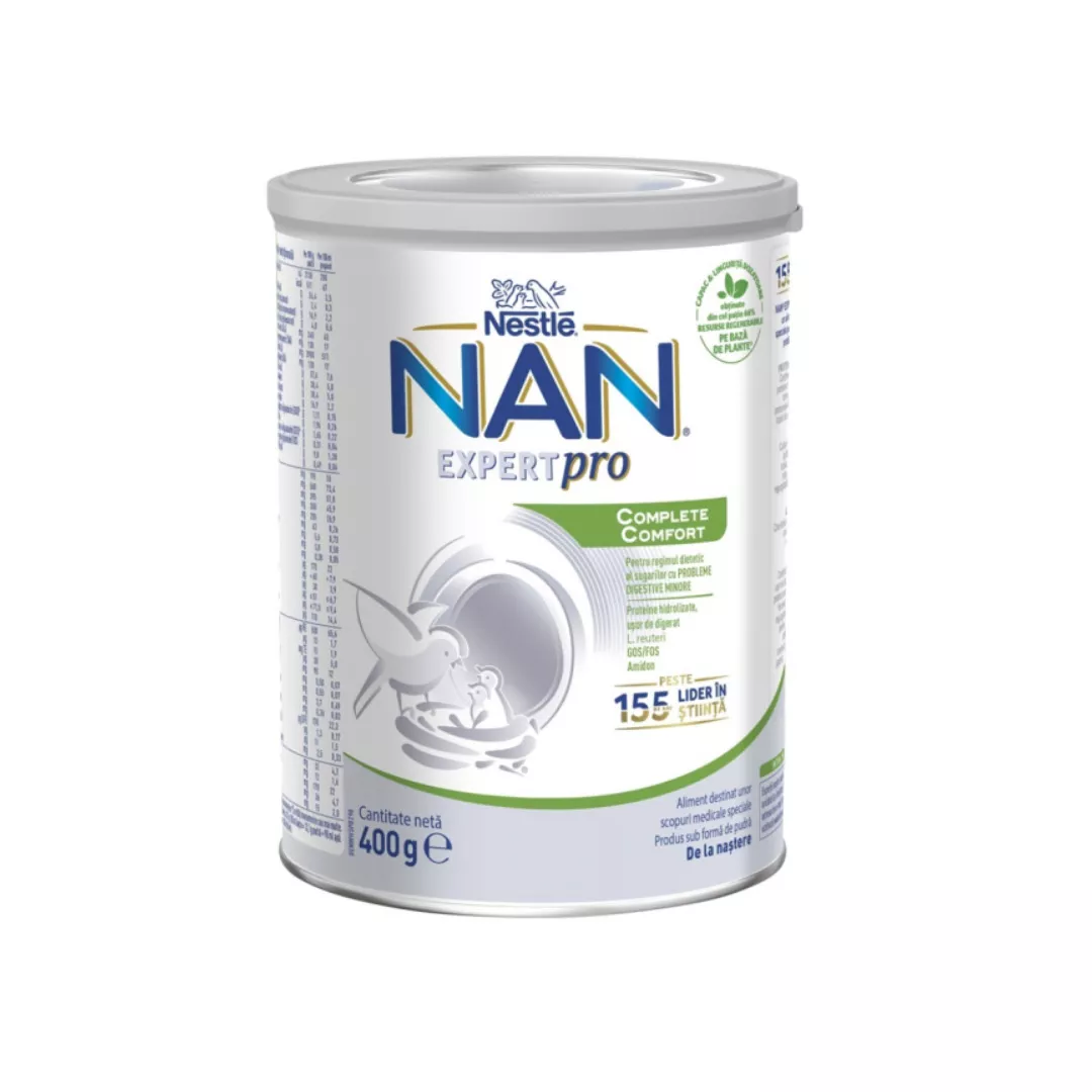 Formula de lapte Expert Pro Nan Complete Comfort +0 luni, 400g, Nestle, [],farmaciabajan.ro