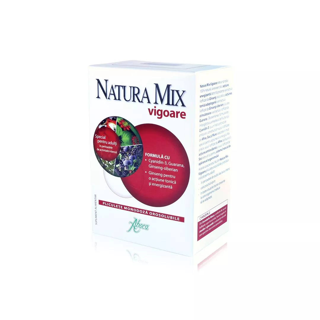 Natura Mix Vigore, 20 plicuri, Aboca, [],farmaciabajan.ro