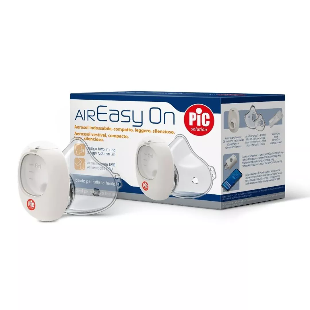 Nebulizator ultrasonic cu tehnologie Mesh AIREasy On, Pic Solution, [],farmaciabajan.ro