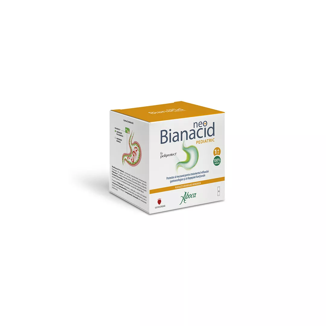 Neobianacid pediatric, 36 pliculete granulare, Abocca, [],farmaciabajan.ro