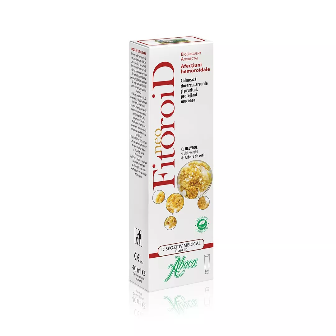 NeoFitoroid Bio unguent, 40 ml, Aboca, [],https:farmaciabajan.ro