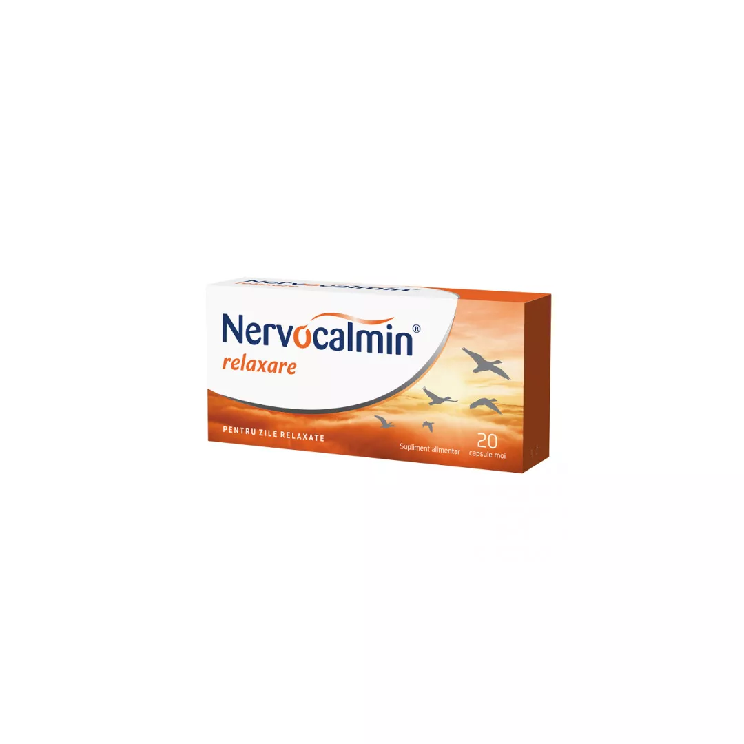 Nervocalmin Relaxare, 20 capsule, Biofarm, [],https:farmaciabajan.ro