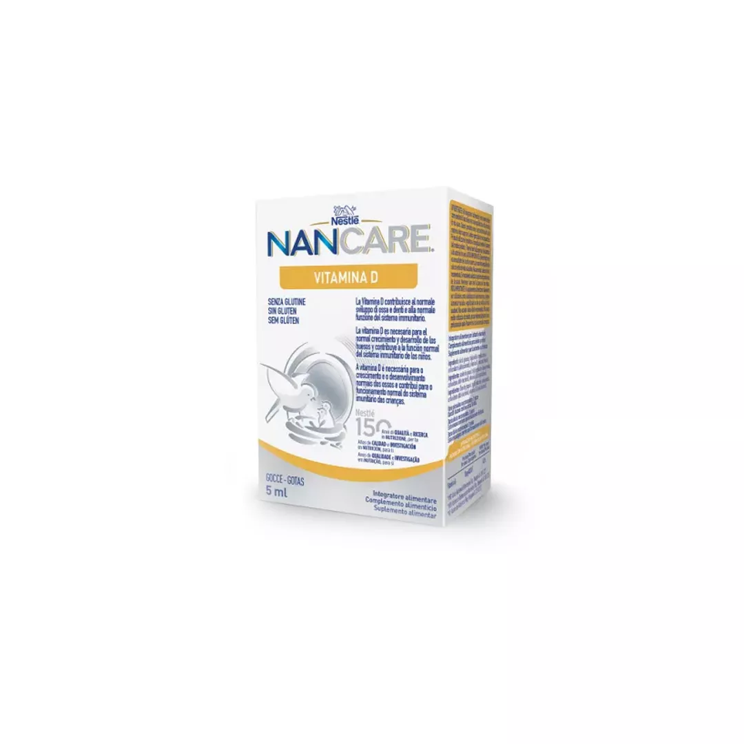Nestle Nancare vitamina D3 5ml, [],https:farmaciabajan.ro