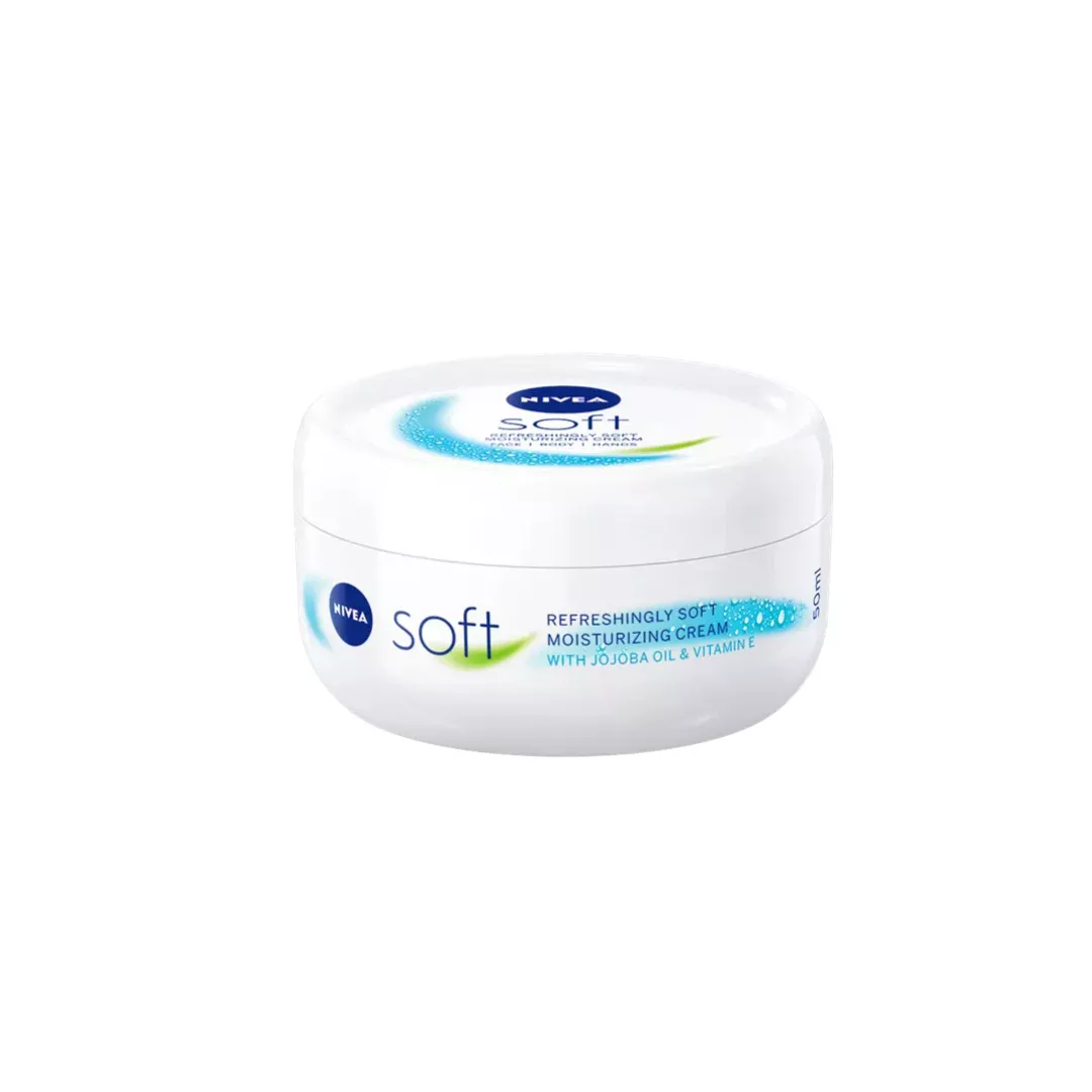 Crema de corp Nivea Soft, 50ml, [],farmaciabajan.ro