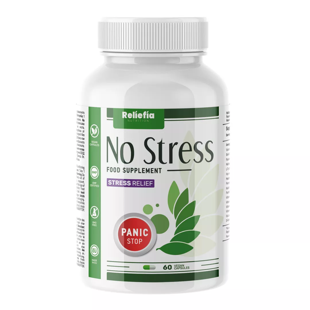 No Stress, 60 capsule, Reliefia, [],farmaciabajan.ro