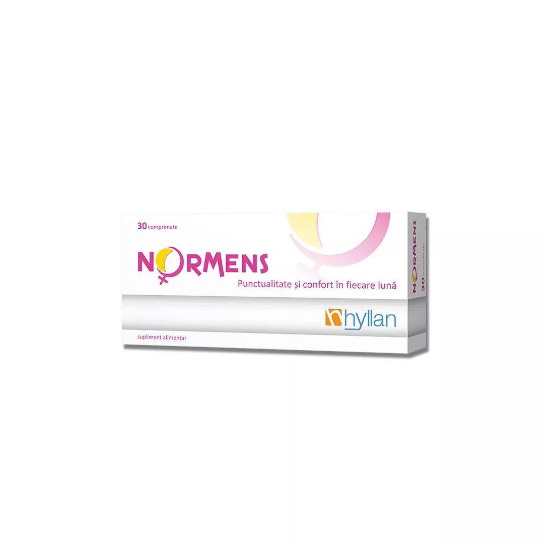 Normens, 30 comprimate, Hyllan, [],farmaciabajan.ro
