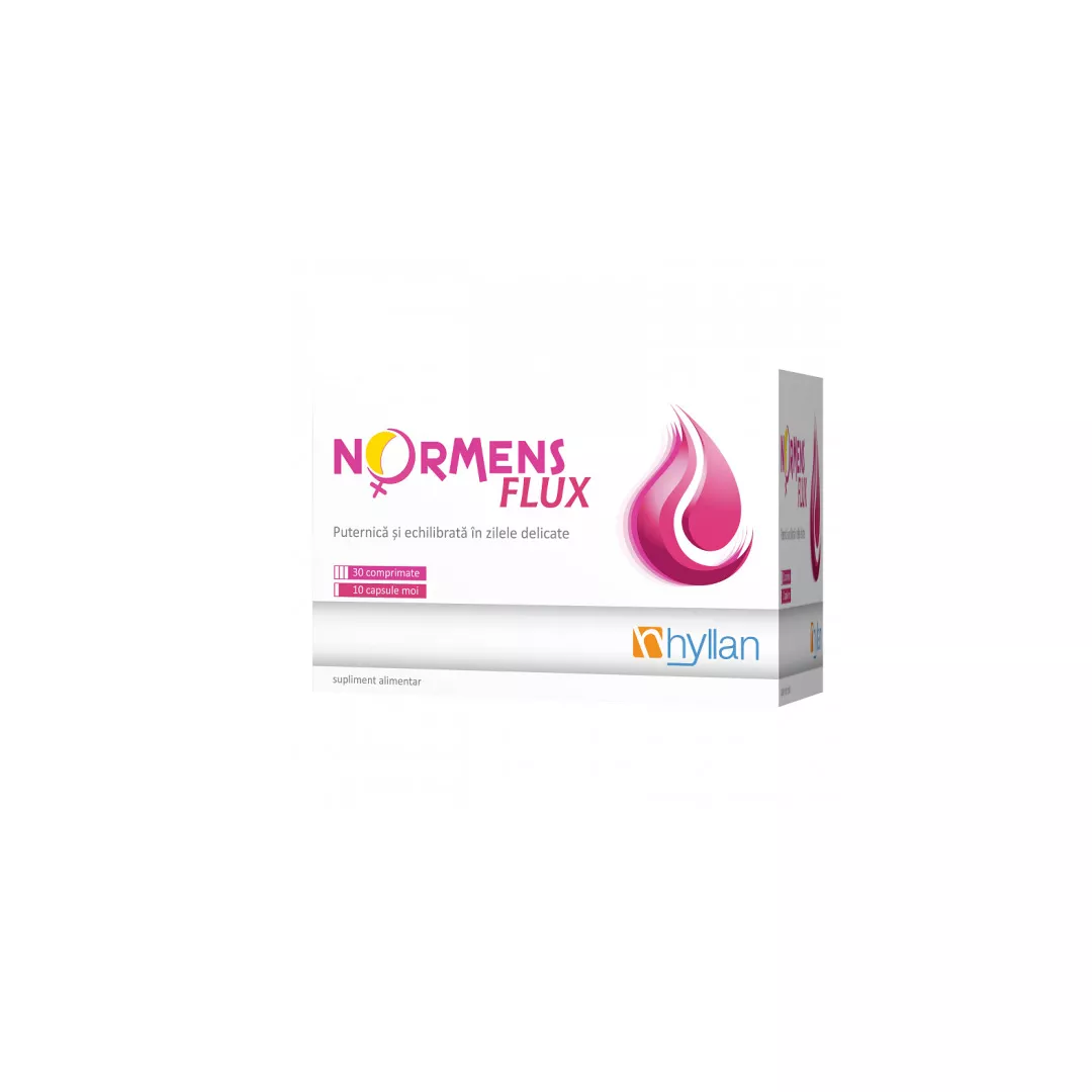 NorMens Flux, 30 comprimate + 10 capsule, Hyllan, [],farmaciabajan.ro
