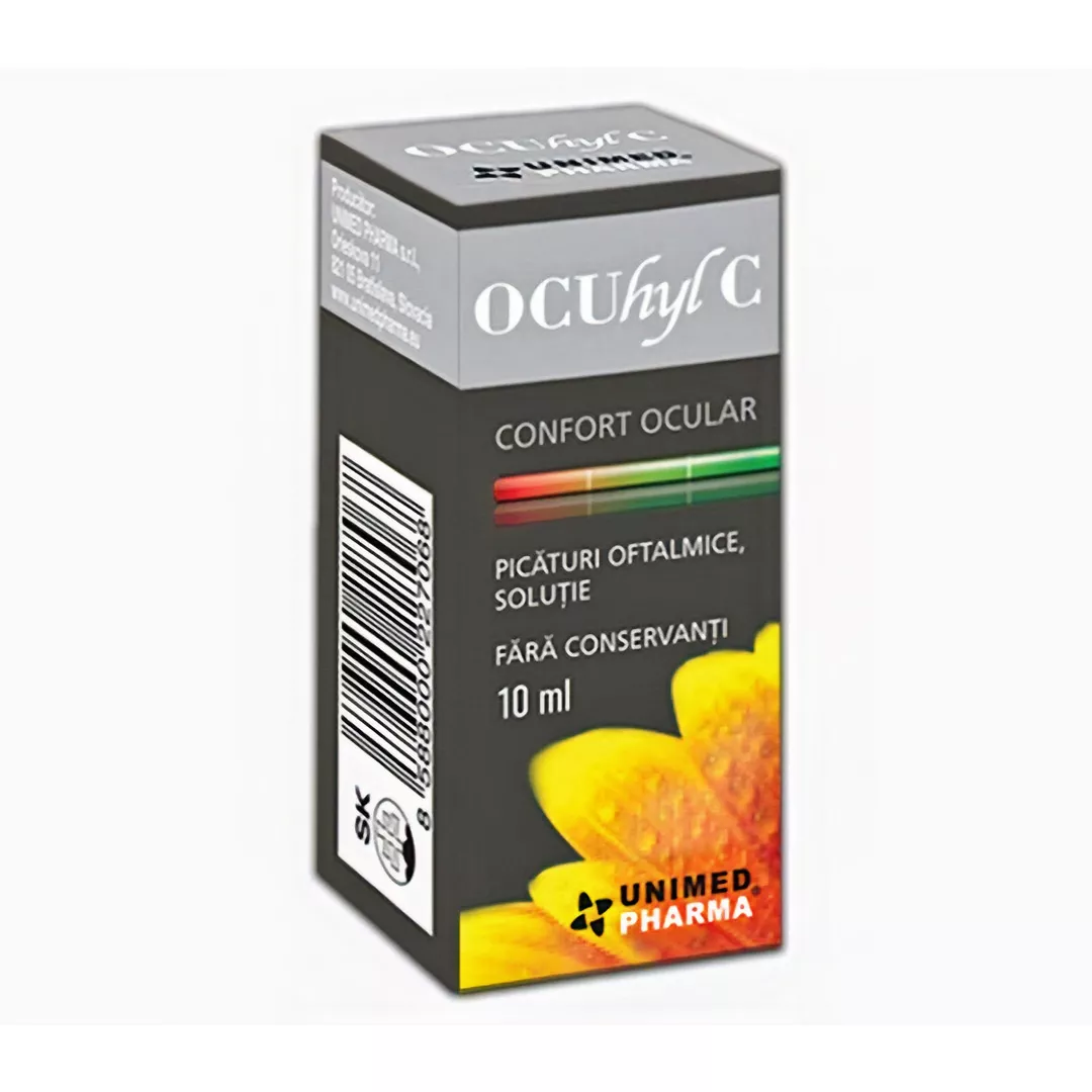 Picaturi oftalmice Ocuhyl-C, 10 ml, Unimed Pharma, [],https:farmaciabajan.ro