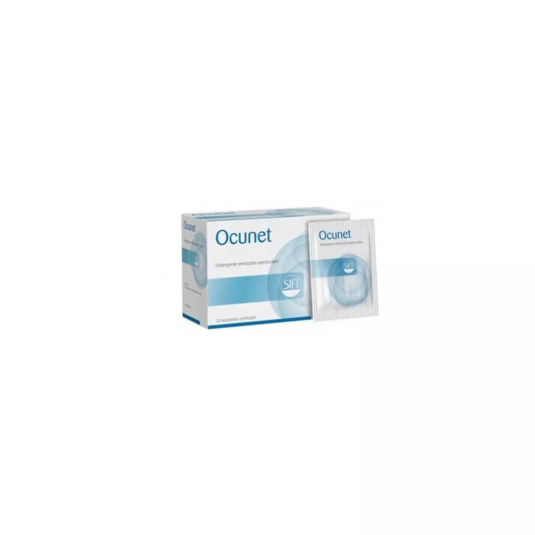 Ocunet, 20 plicuri x 1 servetel steril, SIFI Italia, [],farmaciabajan.ro