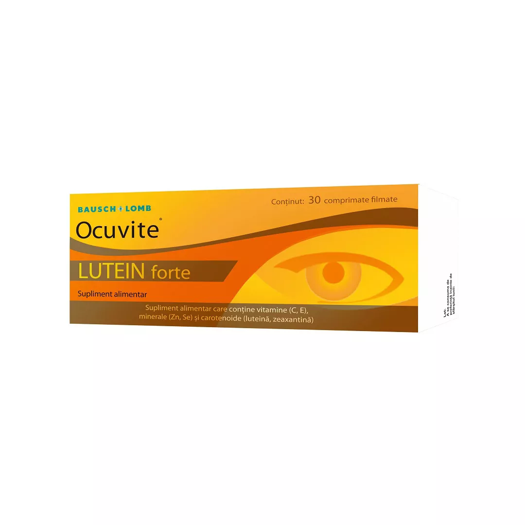 Ocuvite Lutein Forte, 30 capsule, Bausch Lomb, [],farmaciabajan.ro