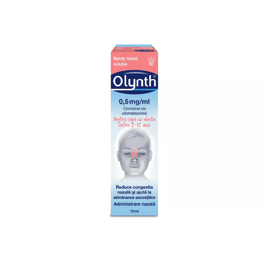 Spray nazal pentru copii 2-12 ani Olynth 0.5mg, 10 ml, Johnson&Johnson, [],farmaciabajan.ro